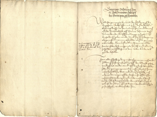 Gremperordnung der Stadt Freiburg i. Br.